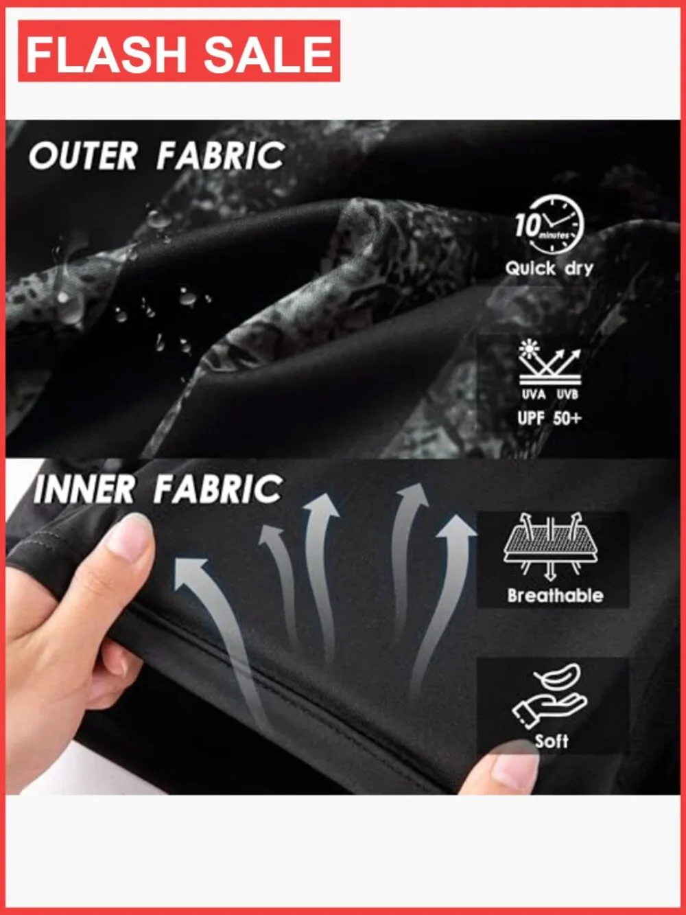 Mens Swim Trunks with Compression Liner 9